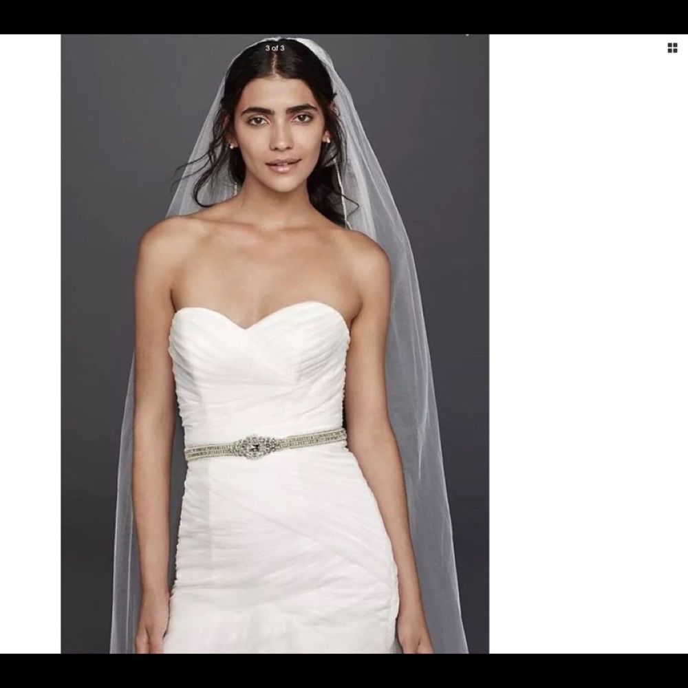 Strapless Ruched Mermaid Wedding Dress
